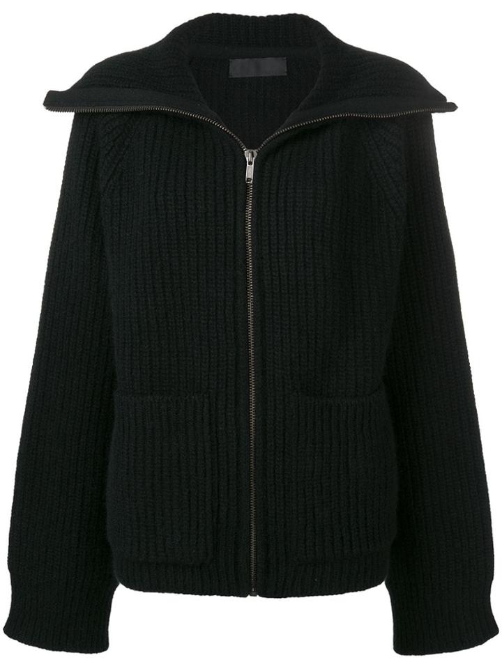 Haider Ackermann Ribbed Cardigan - Black