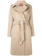 Max Mara Studio Classic Knit Trenchcoat - Neutrals