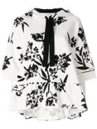 Dorothee Schumacher Floral Print Short Sleeve Hoodie - White