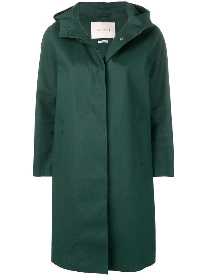 Mackintosh Cedar Green Bonded Cotton Hooded Coat Lr-021