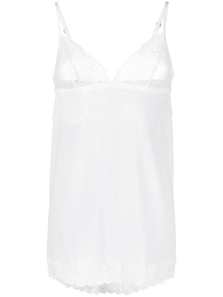 La Perla 'charisma' Camisole, Women's, Size: 1, White, Silk/nylon/spandex/elastane