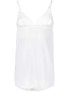 La Perla 'charisma' Camisole, Women's, Size: 1, White, Silk/nylon/spandex/elastane
