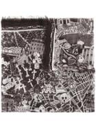 Alexander Mcqueen Mcqueen Loves London Scarf, Women's, Black, Silk/modal