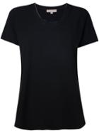 Michael Michael Kors Round Neck T-shirt, Women's, Size: Medium, Black, Polyester/spandex/elastane