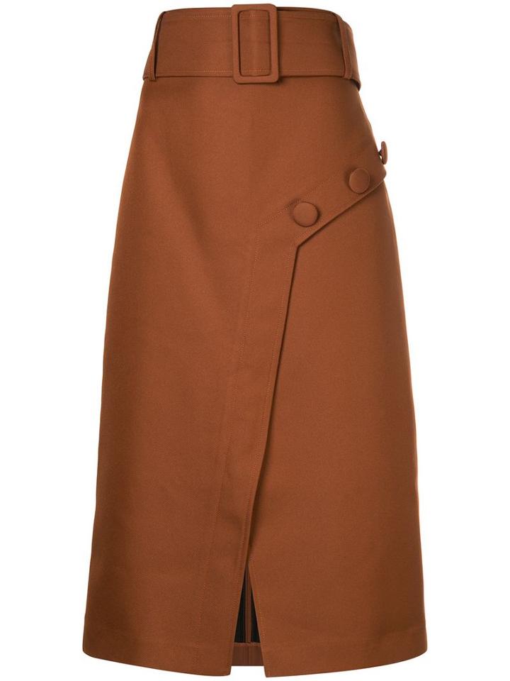 Camilla And Marc Faith Belted Skirt - Brown