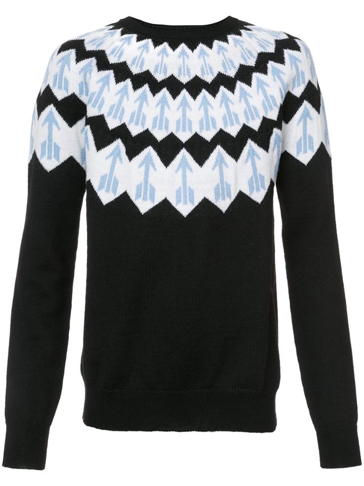 Givenchy Arrow Pattern Jumper - Black