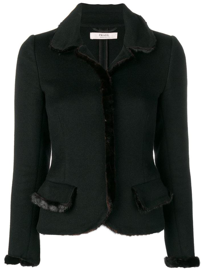 Prada Vintage 1980's Fitted Short Jacket - Black