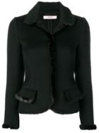 Prada Vintage 1980's Fitted Short Jacket - Black