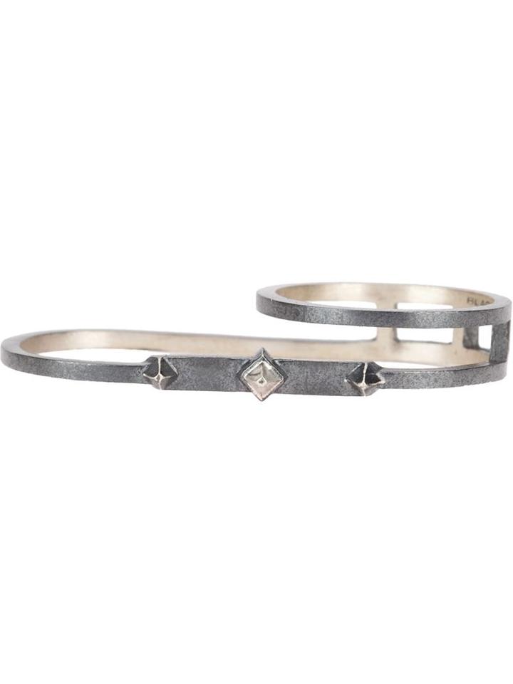 Maria Black Harper Double Ring, Women's, Size: 53.1, Metallic, Silver