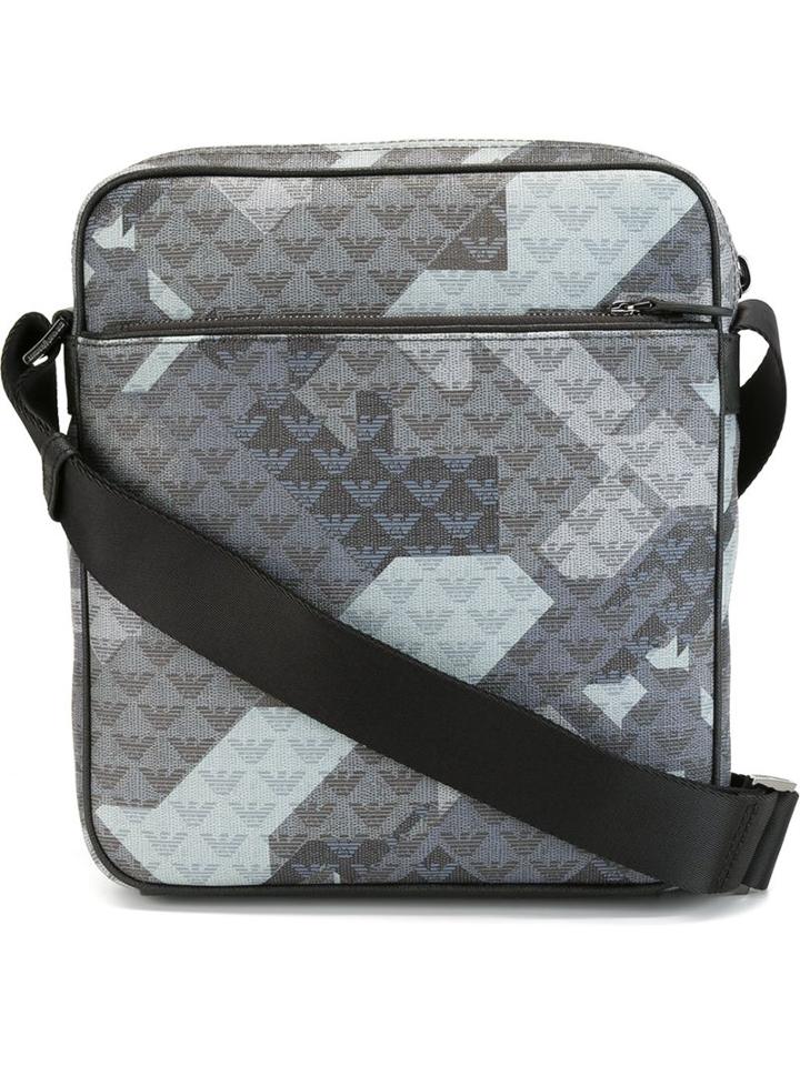 Emporio Armani Logo Print Shoulder Bag