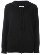 Liska Cashmere Hooded Cardigan, Women's, Size: Large, Black, Cashmere