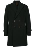 Eleventy Classic Double-breasted Coat - Black