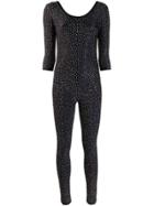 Each X Other Crystal Embellished Catsuit - Black