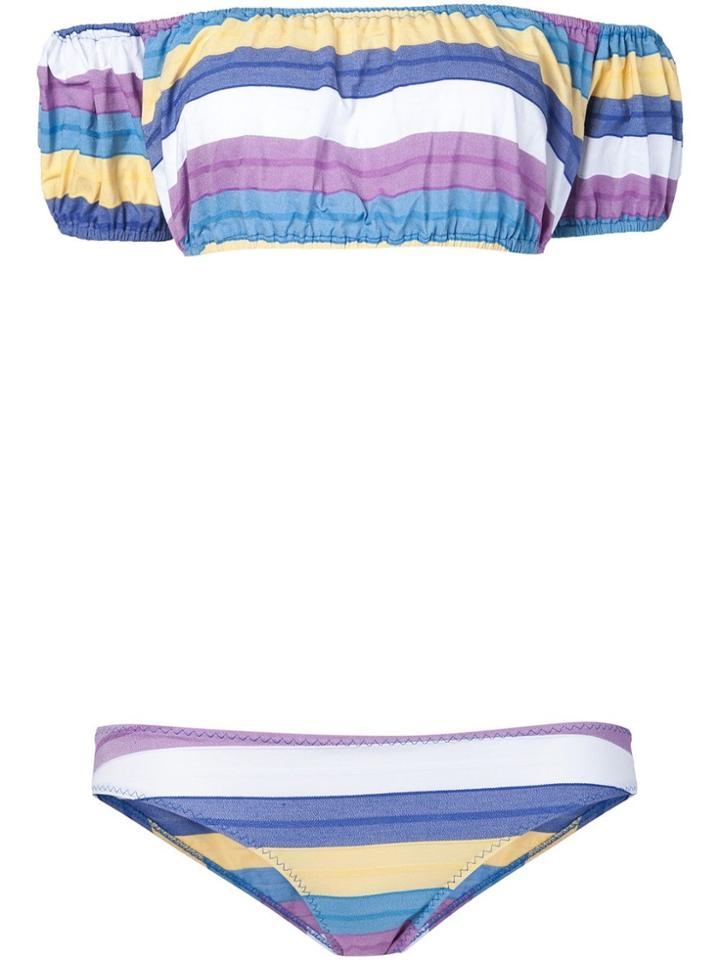 Lisa Marie Fernandez Striped Bikini - Multicolour