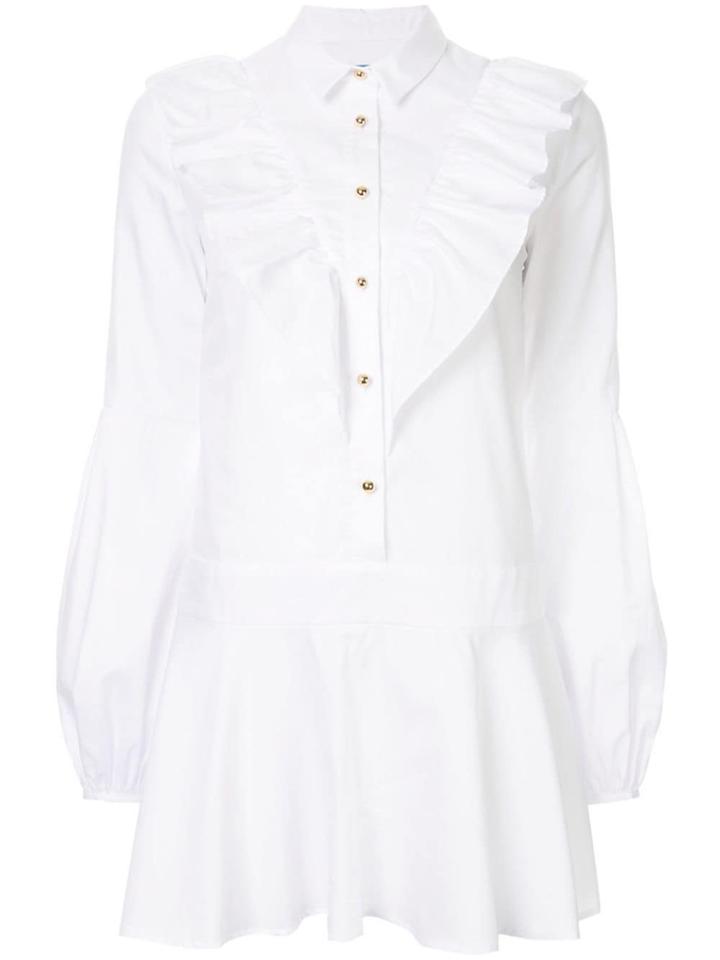 Macgraw Edie Dropped Waist Dress - White