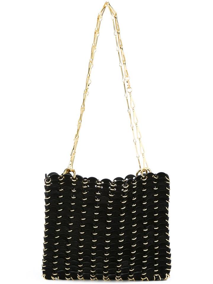 Paco Rabanne Chain-mail Shoulder Bag, Women's, Black
