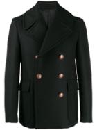 Givenchy Embossed Buttons Peacoat - Black