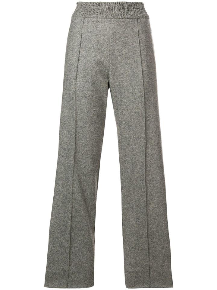 Pringle Of Scotland Straight-leg Knitted Trousers - Grey