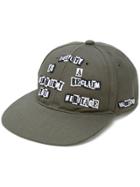 Valentino Valentino Garavani Appliquéd Cap - Green