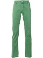 Jacob Cohen - Classic Chinos - Men - Cotton/spandex/elastane - 31, Green, Cotton/spandex/elastane