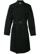 Amen - Embroidered Trench Coat - Men - Cotton/viscose - 48, Black, Cotton/viscose