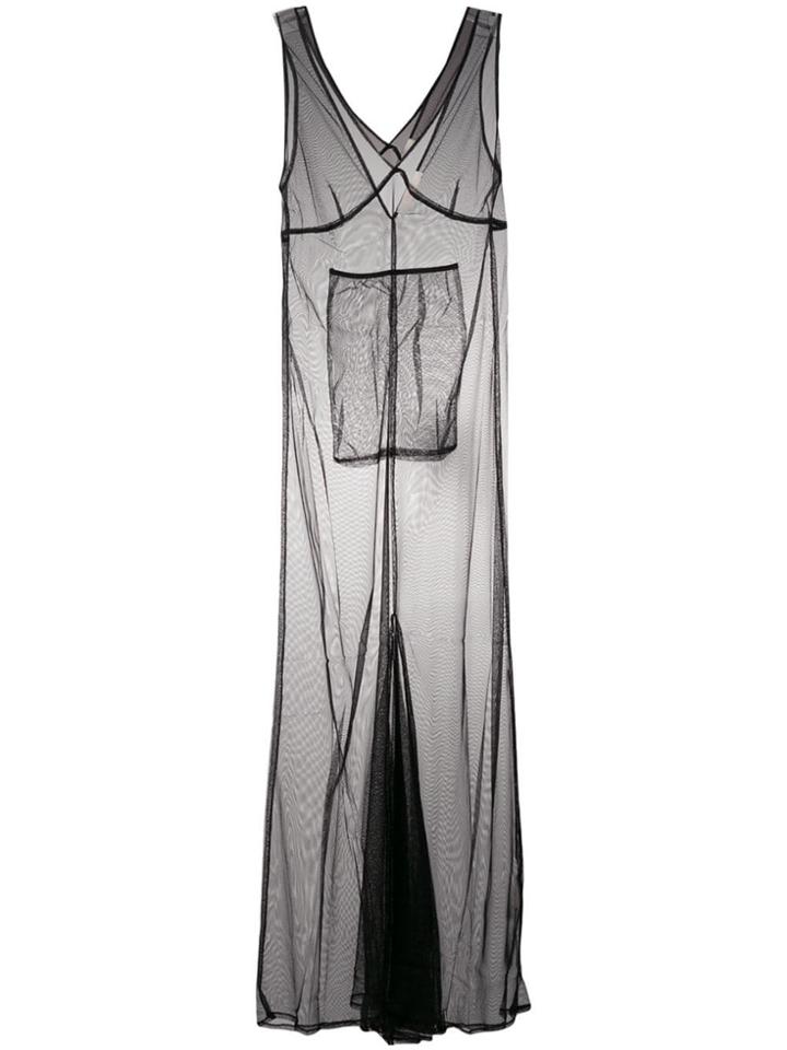 Ssheena Sheer Dress - Black