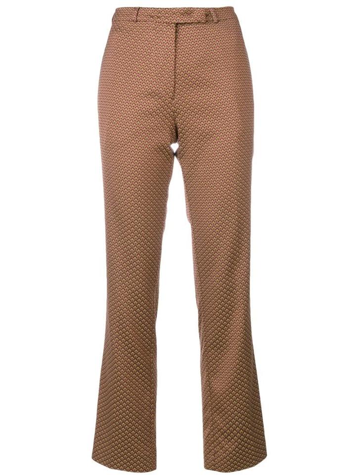 Etro Brocade Patterned Flared Trousers - Pink