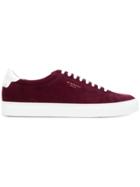 Givenchy Contrast Lace-up Sneakers - Red