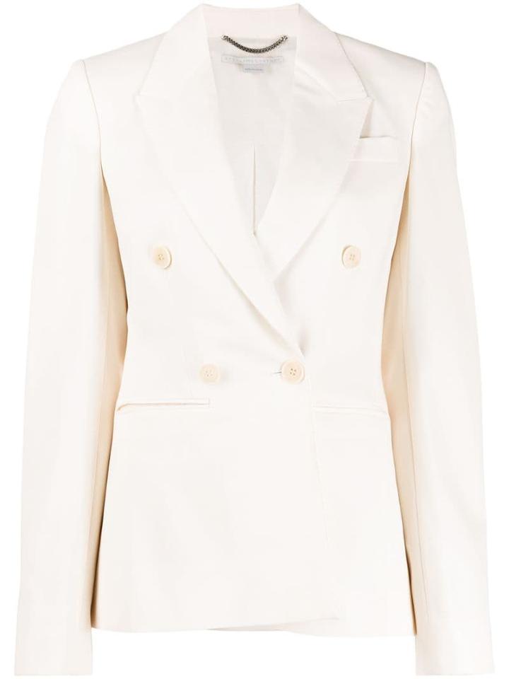Stella Mccartney Double Breasted Blazer - Neutrals