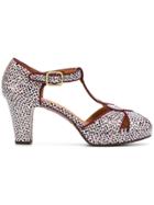 Chie Mihara Snake-effect Sandals - White
