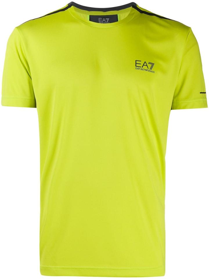 Ea7 Emporio Armani Printed Logo T-shirt - Green