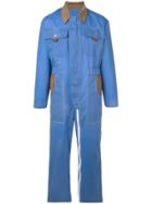 Mackintosh 0004 Paneled Zip Detail Boiler Suit - Blue