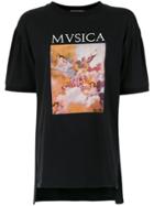 Reinaldo Lourenço Mvsica Print T-shirt - Black