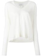 Forte Forte V-neck Knitted Blouse, Women's, Size: I, Nude/neutrals, Cashmere