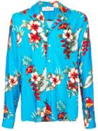 Rhude Floral Print Shirt - Blue