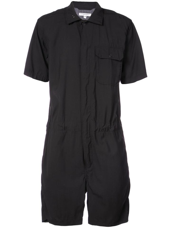 Engineered Garments Short Fitted Jumpsuit - Black