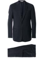 Armani Collezioni Notched Lapel Two-piece Suit - Blue
