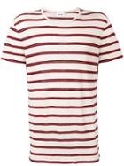 Harmony Paris Breton Stripe T-shirt, Men's, Size: Large, Nude/neutrals, Linen/flax