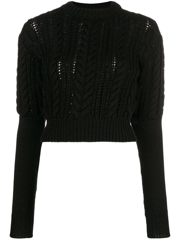 Philosophy Di Lorenzo Serafini Cable Knit Jumper - Black