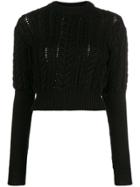 Philosophy Di Lorenzo Serafini Cable Knit Jumper - Black