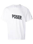 Mr. Completely 'poser' T-shirt - White