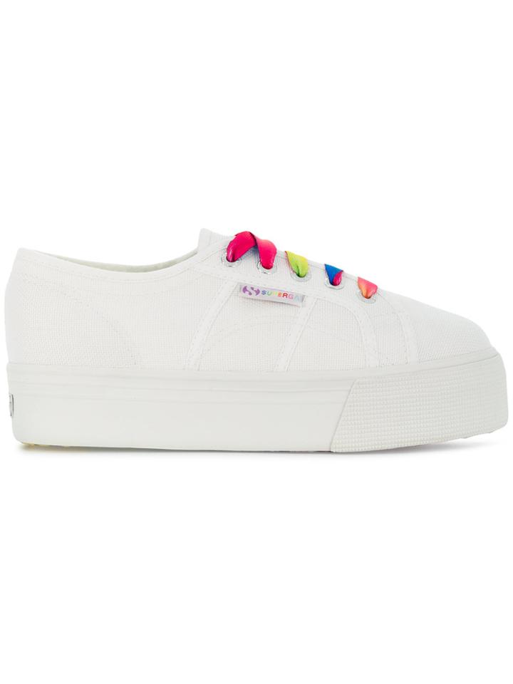 Superga Platform Low Top Sneakers - White