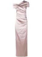 Moa Gown - Women - Polyamide/polyester/spandex/elastane/viscose - 38, Pink/purple, Polyamide/polyester/spandex/elastane/viscose, Talbot Runhof