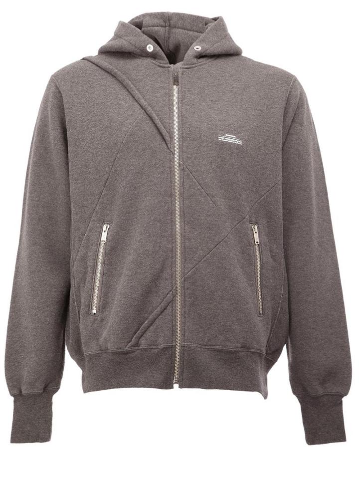 Undercover Zip Up Hoodie, Men's, Size: 4, Grey, Cotton