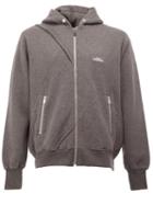 Undercover Zip Up Hoodie, Men's, Size: 4, Grey, Cotton