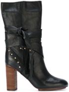 See By Chloé Knot Detail Boots - Black