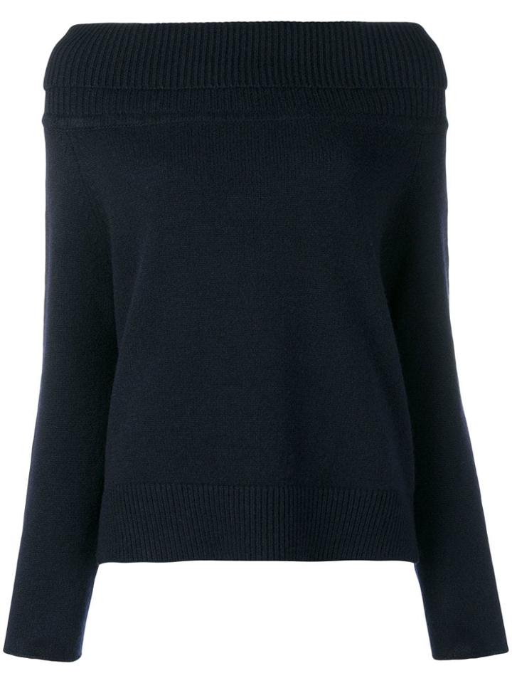 Forte Forte Boat Neck Jumper - Blue