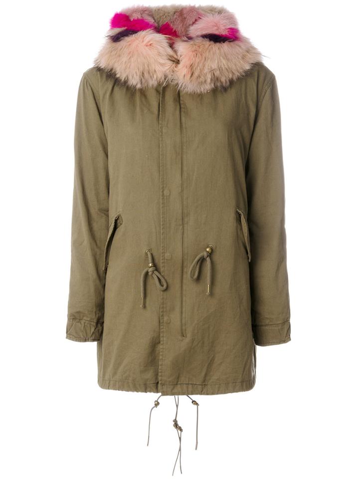 Cara Mila Jenny Fox Parka - Green