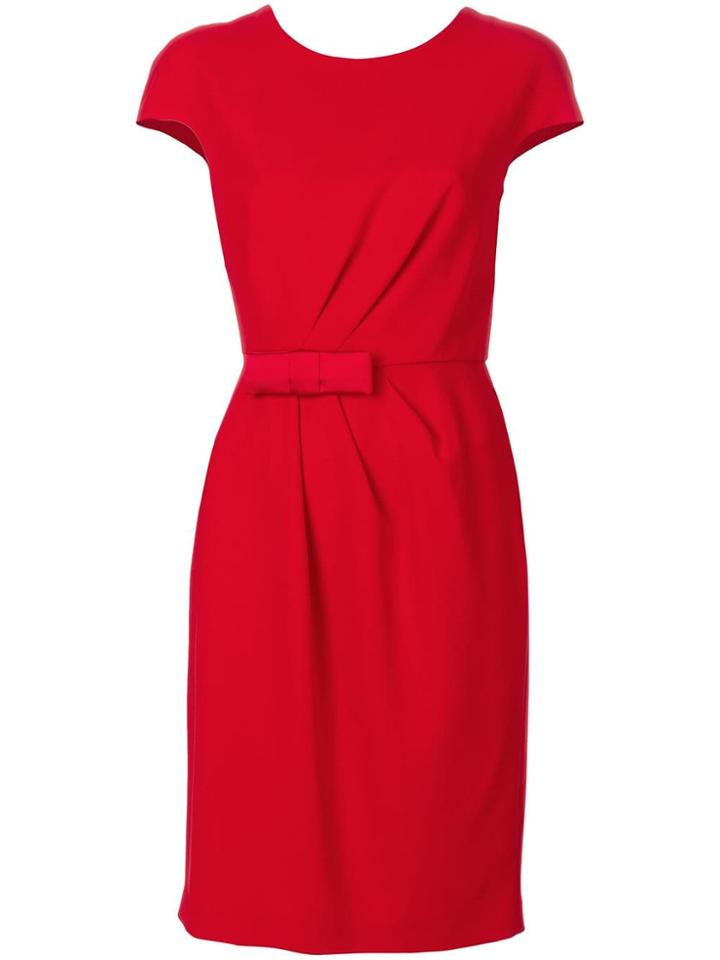 Max Mara Atelier Gathered Waist Shift Dress