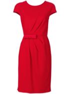 Max Mara Atelier Gathered Waist Shift Dress